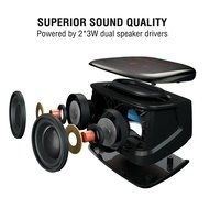 Meidong Dual Driver Stereo Sound Portable Bluetooth with Big Subwoofer&#039;s for Deep Bass, Touch Wireless Speaker... N2