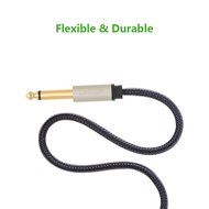 Ugreen Gold Plated Premium 6.35mm Mono Jack 1/8" TS Cable Unbalanced Guitar Patch Cords/Instrument Cable Male... N10