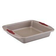 Paula Deen Signature Nonstick Bakeware with Red Grips 9-Inch Square Cake Pan