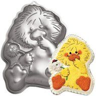 Wilton Little Suzy&#039;s Zoo Witzy Baby Duck &amp; Flower Cake Pan (2105-7810, 2003)