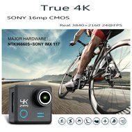 Egovo 64GB 4K Action Camera 16MP with Sony Sensor, UHD WIFI Waterproof Sports Video Cam 2-Inch (2 Batteries +... N6