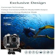 Egovo 64GB 4K Action Camera 16MP with Sony Sensor, UHD WIFI Waterproof Sports Video Cam 2-Inch (2 Batteries +... N7