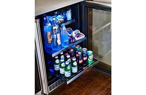 Marvel MP24BRG3RS Professional Beverage Refrigerator with Crisper, 24", Stainless Steel