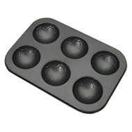 YOFAN Steel Nonstick 6-Cavity Cake Pan , Cake Mold (BEARS) N2