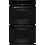 Frigidaire FFET3025PB 30" Double Electric Wall Oven and Auto Oven Shut-Off in Black