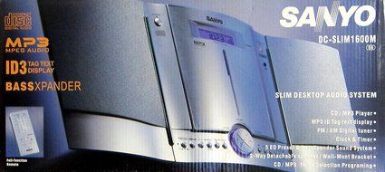 SANYO DC-SLIM1600M Slim Desktop Audio System