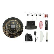 Robot Vacuum Cleaner, FSTgo FR-808 B Robotic Cleaner (Sweep, Dry Mop, Vacuum Clean, UV Sterilization,Drop-Sensing...