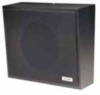 Wall Speaker Black - Black Vinyl with Black Cloth Grille-by Valcom