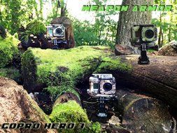 Camo Housing Skin Armor for GoPro Hero 3 - Mossy Oak Duck Blind N2