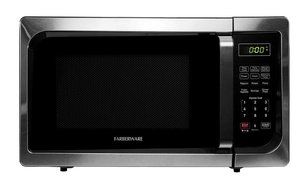 Farberware FMO09AHTBKC Classic 900W Microwave Oven, 0.9 cu. ft., Stainless Steel N4
