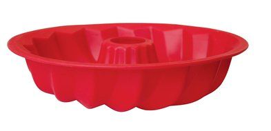 La Patisserie Red Silicone Bundt Pan -10.25 inch