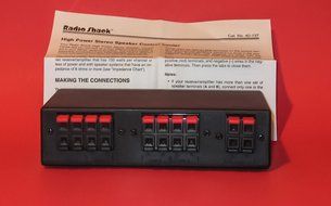 Vintage Radio Shack Audio High-Power Stereo Speaker Control Center [40-137]
