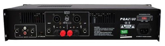 Pyle Pqa2100 19" 2100w Rack Mountable Professional Amplifier Amp 2100 Watt N3