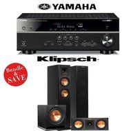 Yamaha RX-V581BL 7.2-Channel Network A/V Receiver + Klipsch RP-250F + Klipsch RP-250C + Klipsch R-110SW - 3.1...