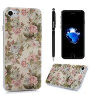 iPhone 7 Case (4.7 inch) Cute Digital Print Colorful Hard PC Back Shell Bumper Ultra Thin Slim Fit Clear Full... N18