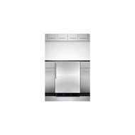 Summit BI541BSSHV 24&quot; 5.1 Cu. Ft. Capacity Compact Built In Capable Refrigerator with Dual Evaporator Cooling...