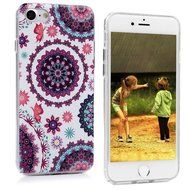 iPhone 7 Case (4.7 inch) Cute Digital Print Colorful Hard PC Back Shell Bumper Ultra Thin Slim Fit Clear Full... N22