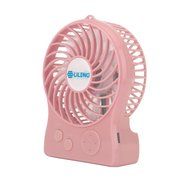 iKKEGOL Mini Portable Wireless Rechargeable Super Strong Wind Fluorescence Cooling Desk Fan - 3 Mode Wind Speed... N31