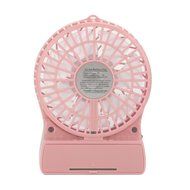 iKKEGOL Mini Portable Wireless Rechargeable Super Strong Wind Fluorescence Cooling Desk Fan - 3 Mode Wind Speed... N32