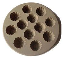 Cupcake Flower Floral Shape Liners Nonstick Pan Silicone Bakeware Muffin Ice Cream Mold Pampered Chef