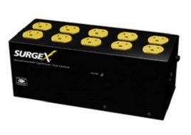 SurgeX SA-1810 Standalone Surge Eliminator - 15A / 120V, 10 outlets