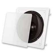 4 Acoustic Audio IWS10 In-Wall/Ceiling 10" Home Theater Passive Subwoofers and 4 Amplifiers IWS10A-4S N5