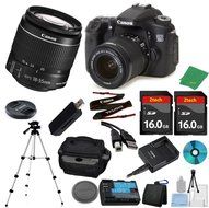 Canon EOS 70D DSLR with 18-55mm IS STM + 2pcs 16GB Memory Card + Camera Case + Memory Card Reader + Tripod + 6pc...