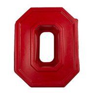 NCAA Ohio State Buckeyes O Cake Pan with Stand, One Size, Red by Fanpans