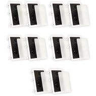 Theater Solutions TSS6W In Wall 6.5" Speakers Surround Sound Home Theater Deluxe 5 Pair Pack 5TSS6W
