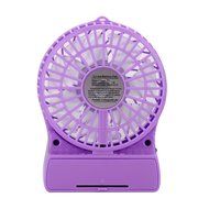 iKKEGOL Mini Portable Wireless Rechargeable Super Strong Wind Fluorescence Cooling Desk Fan - 3 Mode Wind Speed... N38