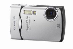 Olympus Stylus 850SW 8MP Digital Camera with 3x Optical Zoom (Yellow) N12