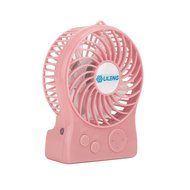 iKKEGOL Mini Portable Wireless Rechargeable Super Strong Wind Fluorescence Cooling Desk Fan - 3 Mode Wind Speed... N44