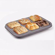 Gabkey 8 Cup Mini Rectangle Non-stick Toast Bread Cake Baking Pans Loaf Mould