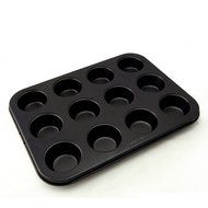 uxcell Casa-J Bakeware Muffin Pans 12 Cup Nonstick Stainless Steel Champagne N2