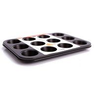 uxcell Casa-J Bakeware Muffin Pans 12 Cup Nonstick Stainless Steel Champagne N4