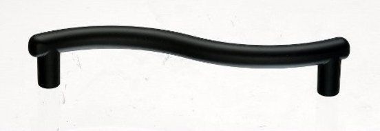 Top Knobs M511 Nouveau II Wave Pull Black by Top Knobs