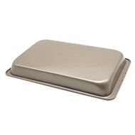 Wenwins non stick rectangular cake pan 12 inch golden