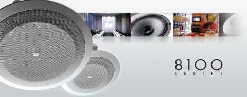 JBL 8128 In Ceiling Speaker 8" Driver with Dual Cone, 70V/100V Taps, 90&deg; Conical Coverage - SINGLE SPEAKER