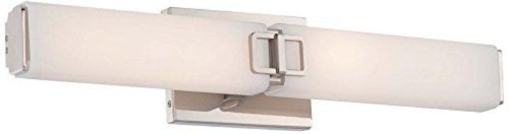 Minka Lavery 392-613-L Square LED Bath Lighting, Polished Nickel Finish by Minka Lavery