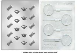CK Products Diplomas and Graduation Caps Chocolate Mold and Class of 2016 Chocolate Candy Mold N2