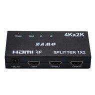 ZAMO 1x4 4 Ports Hdmi Powered Splitter for Full Hd 1080p &amp; 3d Support (One Input to Four Outputs) N23