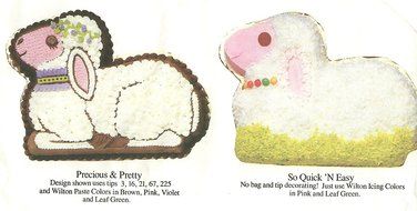 Wilton Lovable Lamb Cake Pan 1987 2105-2514
