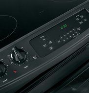 GE JS630DFBB 30" Black Electric Slide-In Smoothtop Range N2