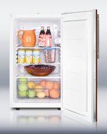 Summit FF511LBIIFADA 4.1 cu. ft. ADA Compliant Compact Refrigerator with Automatic Defrost Adjustable Shelves... N2
