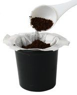 Greenco Set of 2 K-cups with 50 Disposables Replacement Filters - Compatible with Keurig K-cup Coffee Machines N2