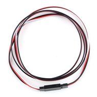 Foxnovo 10pcs 1M 100cm Servo Extension Lead Wire Cables for Futaba JR N4
