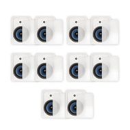 Blue Octave RW83 In Wall 8&quot; Speakers 3 Way Home 3800 Watts New 5 Pair Pack RW83-5PR