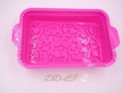 Silicone Let&#039;s Celebrate Bakeware Collection Cake Pan Basket