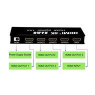 ZAMO 1x4 4 Ports Hdmi Powered Splitter for Full Hd 1080p &amp; 3d Support (One Input to Four Outputs) N26