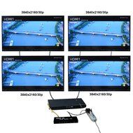 ZAMO 1x4 4 Ports Hdmi Powered Splitter for Full Hd 1080p &amp; 3d Support (One Input to Four Outputs) N28